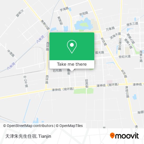 天津朱先生住宿 map