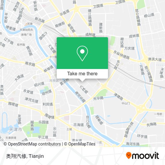 奥翔汽修 map