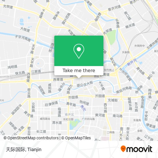 天际国际 map