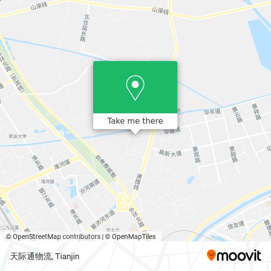 天际通物流 map