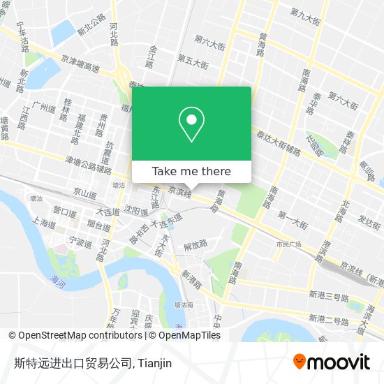 斯特远进出口贸易公司 map