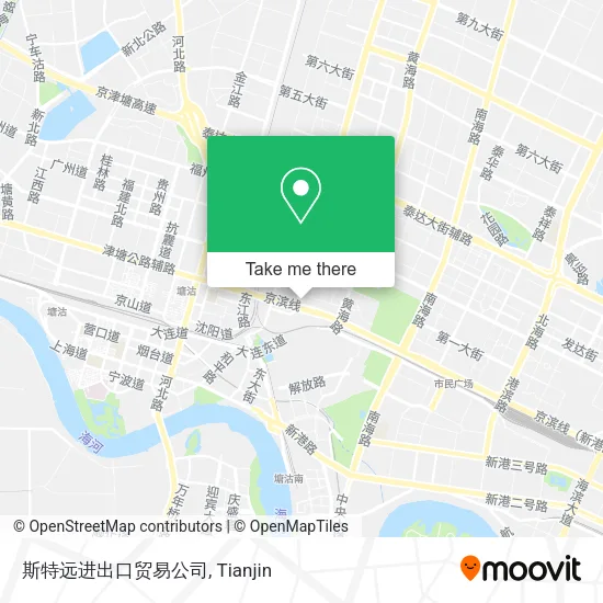 斯特远进出口贸易公司 map