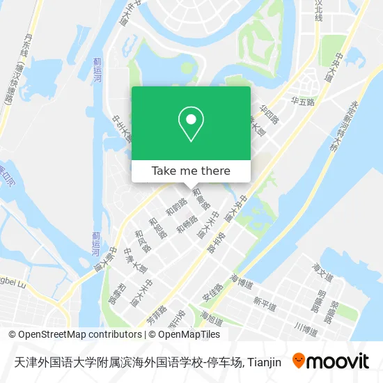 天津外国语大学附属滨海外国语学校-停车场 map