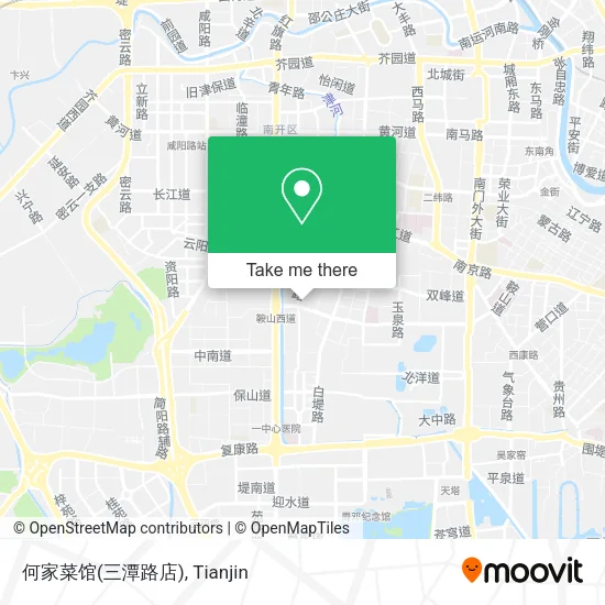 何家菜馆(三潭路店) map