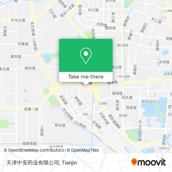 天津中安药业有限公司 map