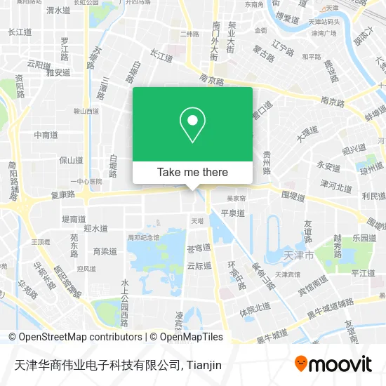 天津华商伟业电子科技有限公司 map