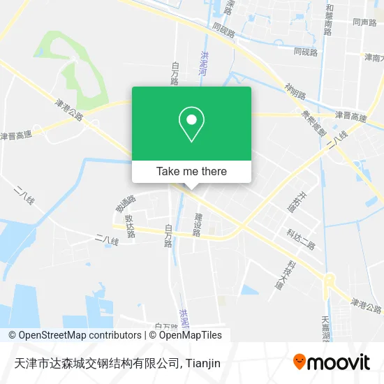 天津市达森城交钢结构有限公司 map