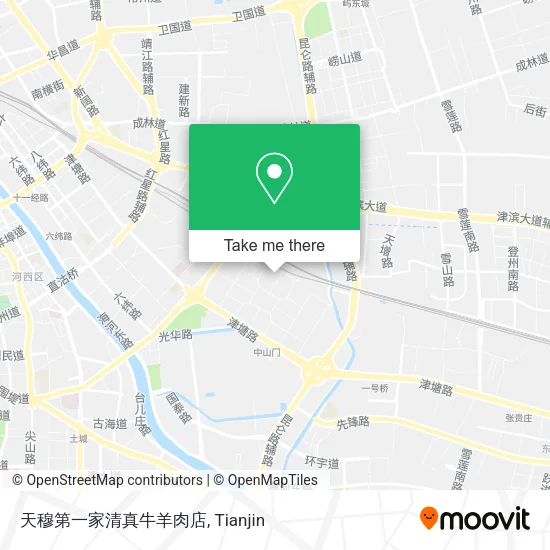 天穆第一家清真牛羊肉店 map