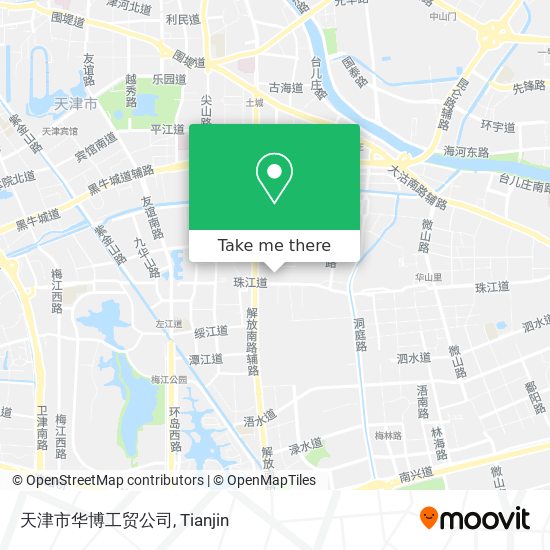 天津市华博工贸公司 map
