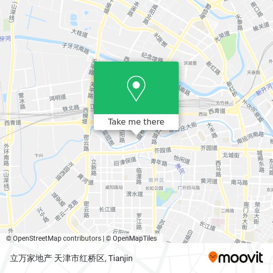 立万家地产 天津市红桥区 map