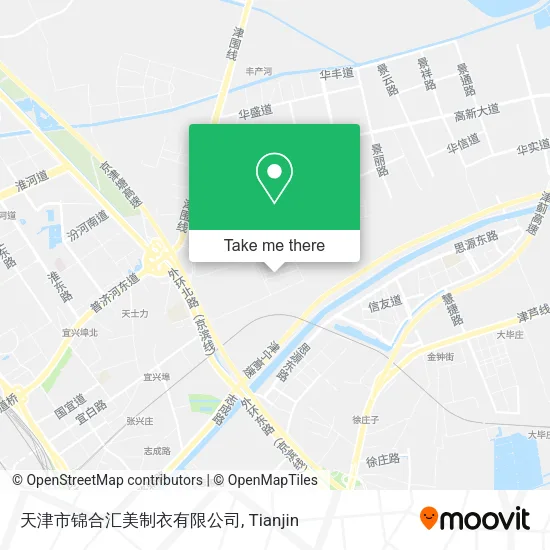 天津市锦合汇美制衣有限公司 map