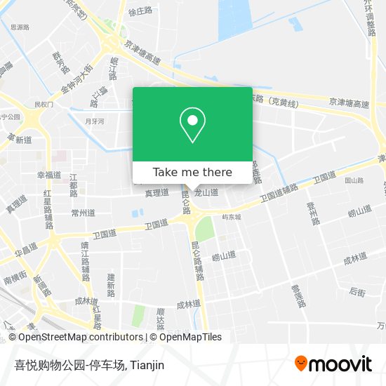 喜悦购物公园-停车场 map