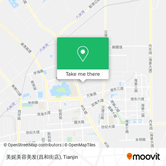 美妮美容美发(昌和街店) map