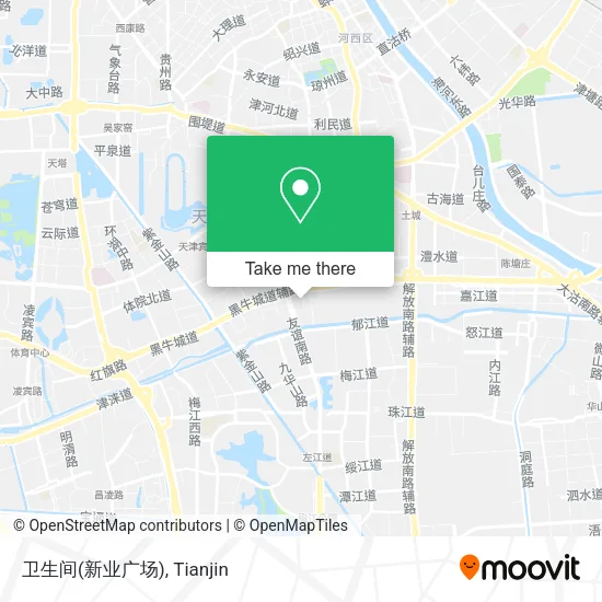 卫生间(新业广场) map