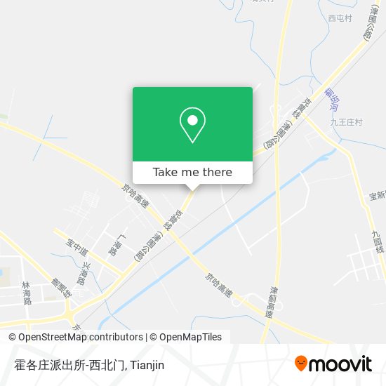 霍各庄派出所-西北门 map