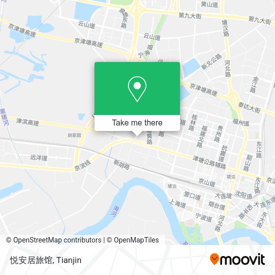 悦安居旅馆 map