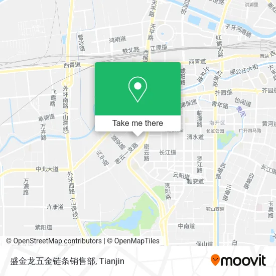 盛金龙五金链条销售部 map