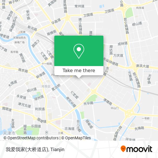 我爱我家(大桥道店) map