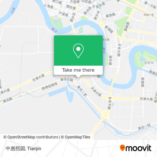 中惠熙园 map