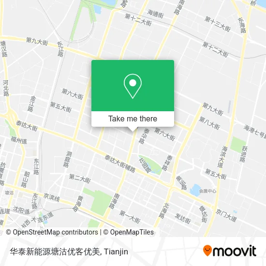 华泰新能源塘沽优客优美 map