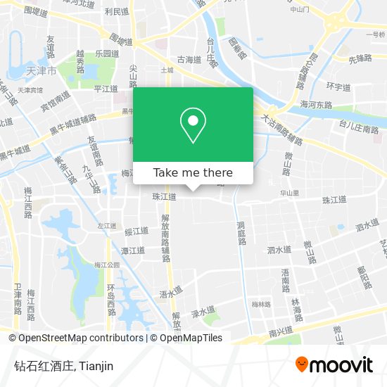 钻石红酒庄 map