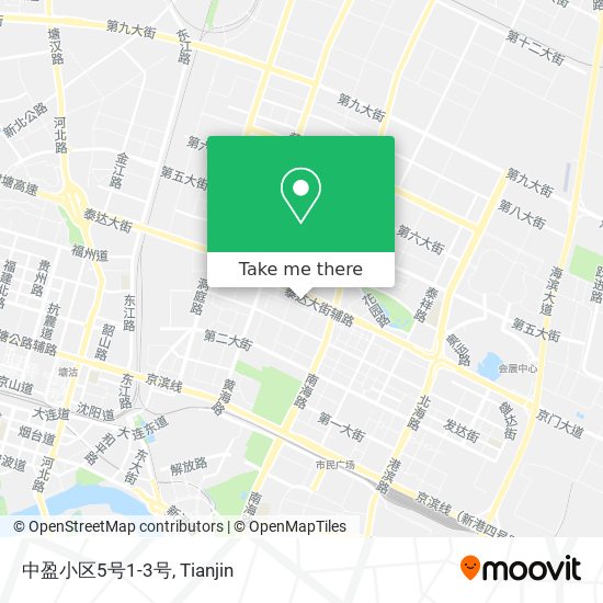 中盈小区5号1-3号 map