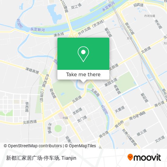 新都汇家居广场-停车场 map