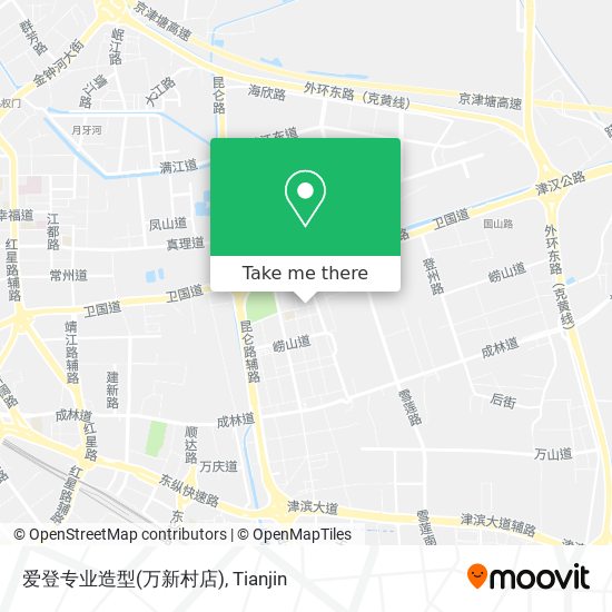 爱登专业造型(万新村店) map