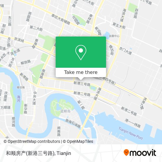 和顺房产(新港三号路) map