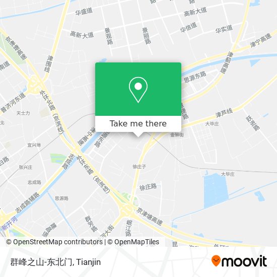 群峰之山-东北门 map