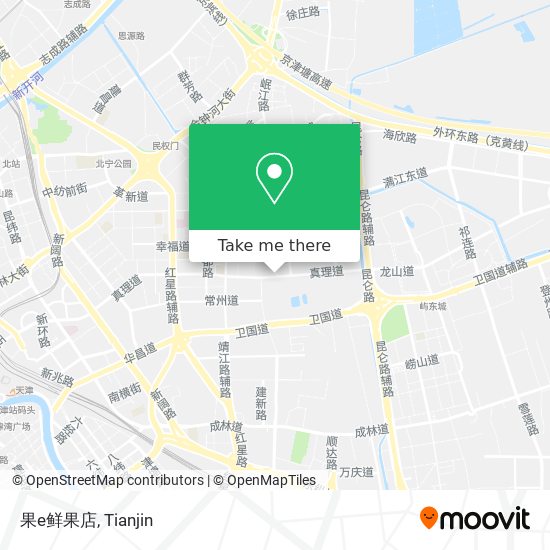 果e鲜果店 map