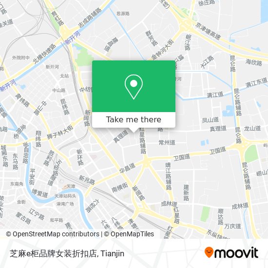 芝麻e柜品牌女装折扣店 map