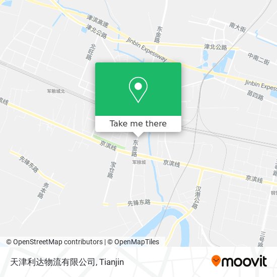 天津利达物流有限公司 map