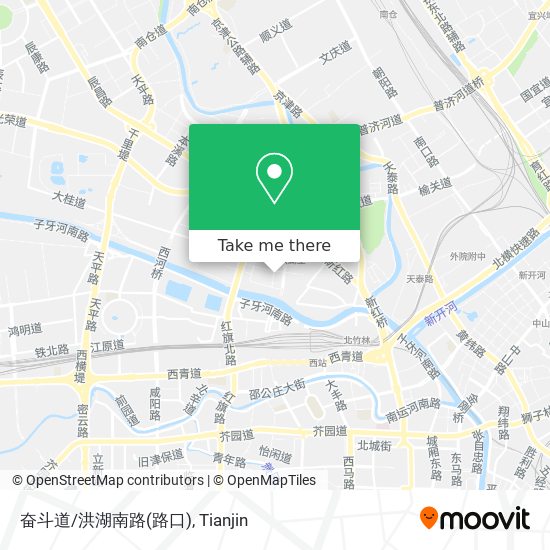 奋斗道/洪湖南路(路口) map