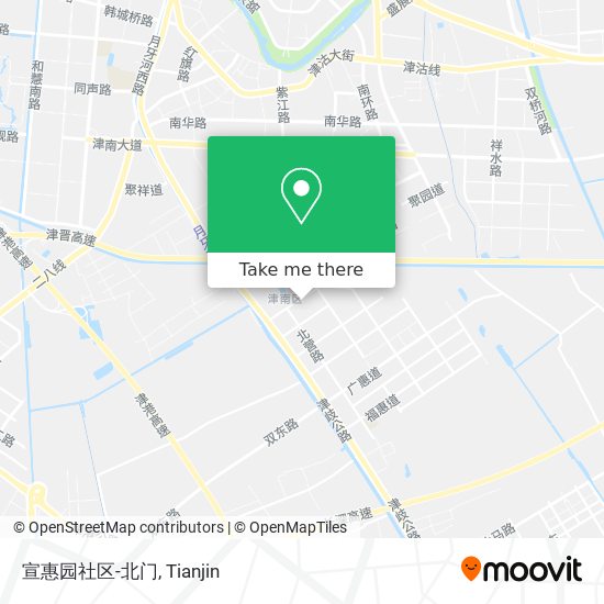 宣惠园社区-北门 map