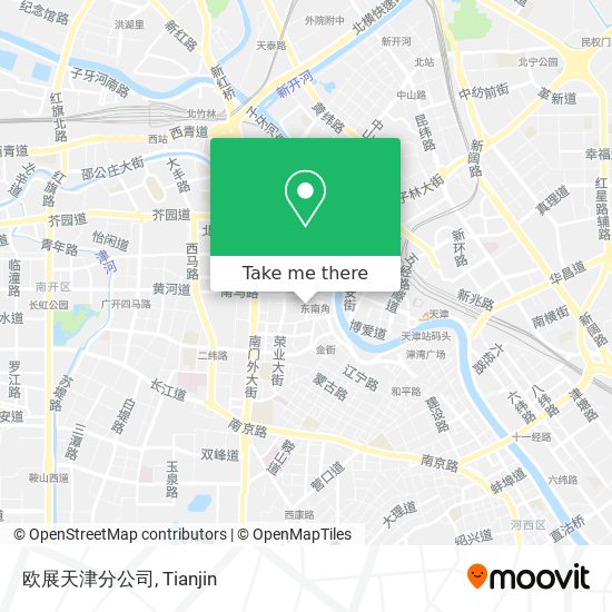 欧展天津分公司 map