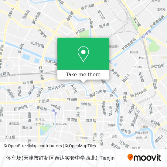停车场(天津市红桥区泰达实验中学西北) map