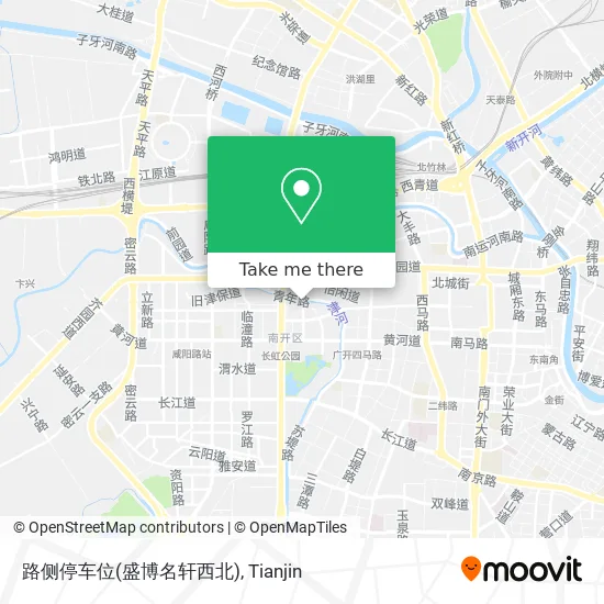 路侧停车位(盛博名轩西北) map