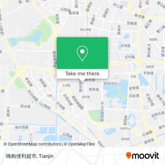 嗨购便利超市 map