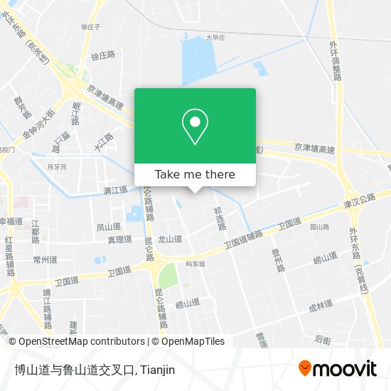 博山道与鲁山道交叉口 map