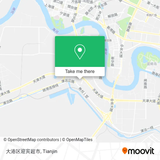 大港区迎宾超市 map