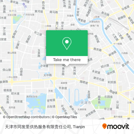 天津市同发里供热服务有限责任公司 map