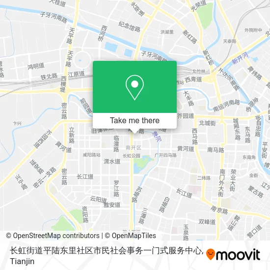 长虹街道平陆东里社区市民社会事务一门式服务中心 map