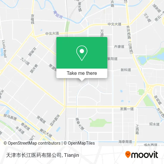 天津市长江医药有限公司 map