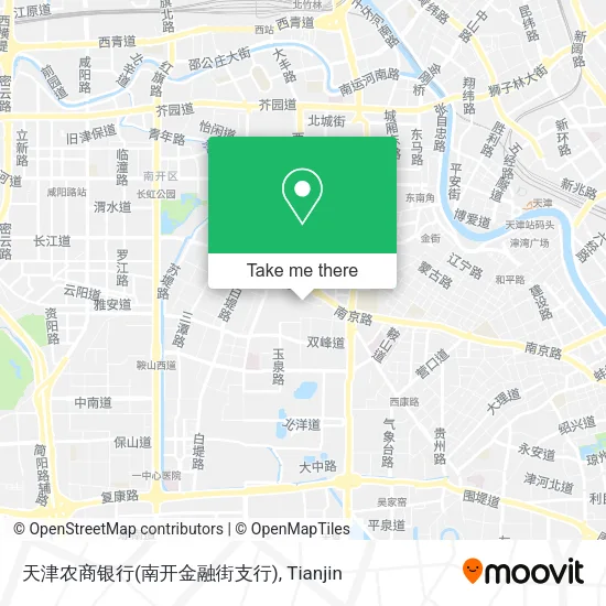 天津农商银行(南开金融街支行) map