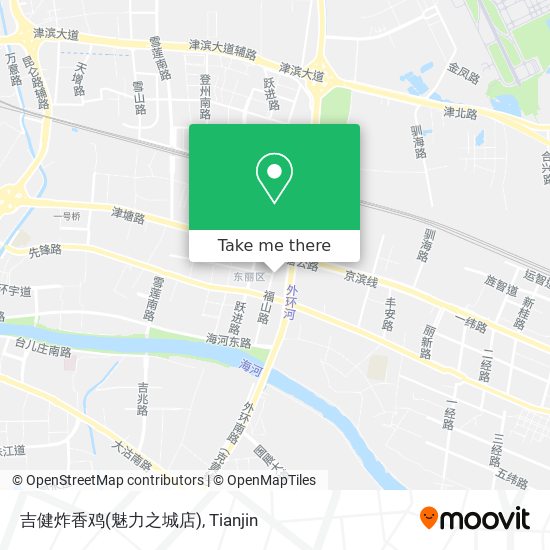 吉健炸香鸡(魅力之城店) map