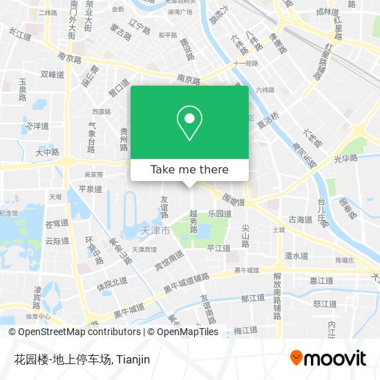 花园楼-地上停车场 map