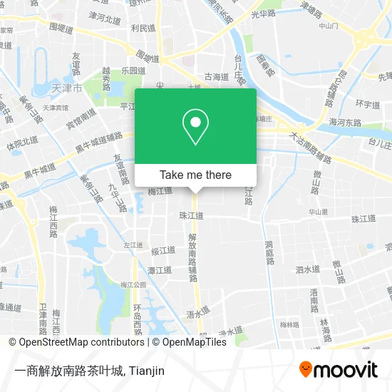 一商解放南路茶叶城 map