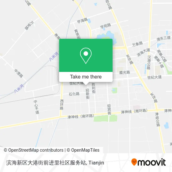 滨海新区大港街前进里社区服务站 map