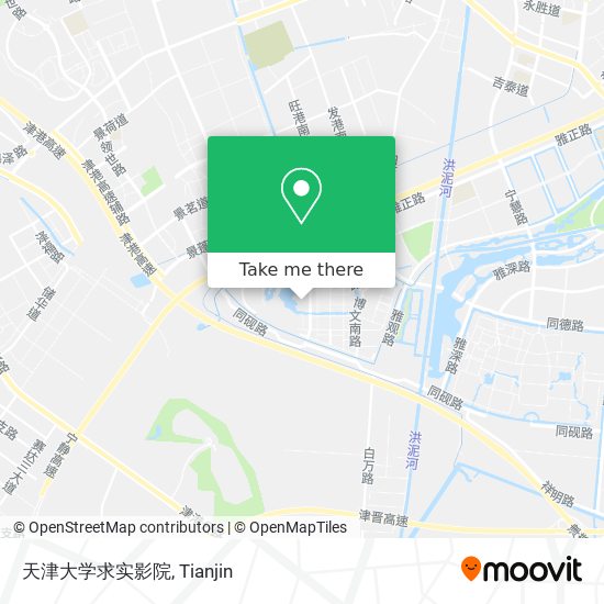 天津大学求实影院 map